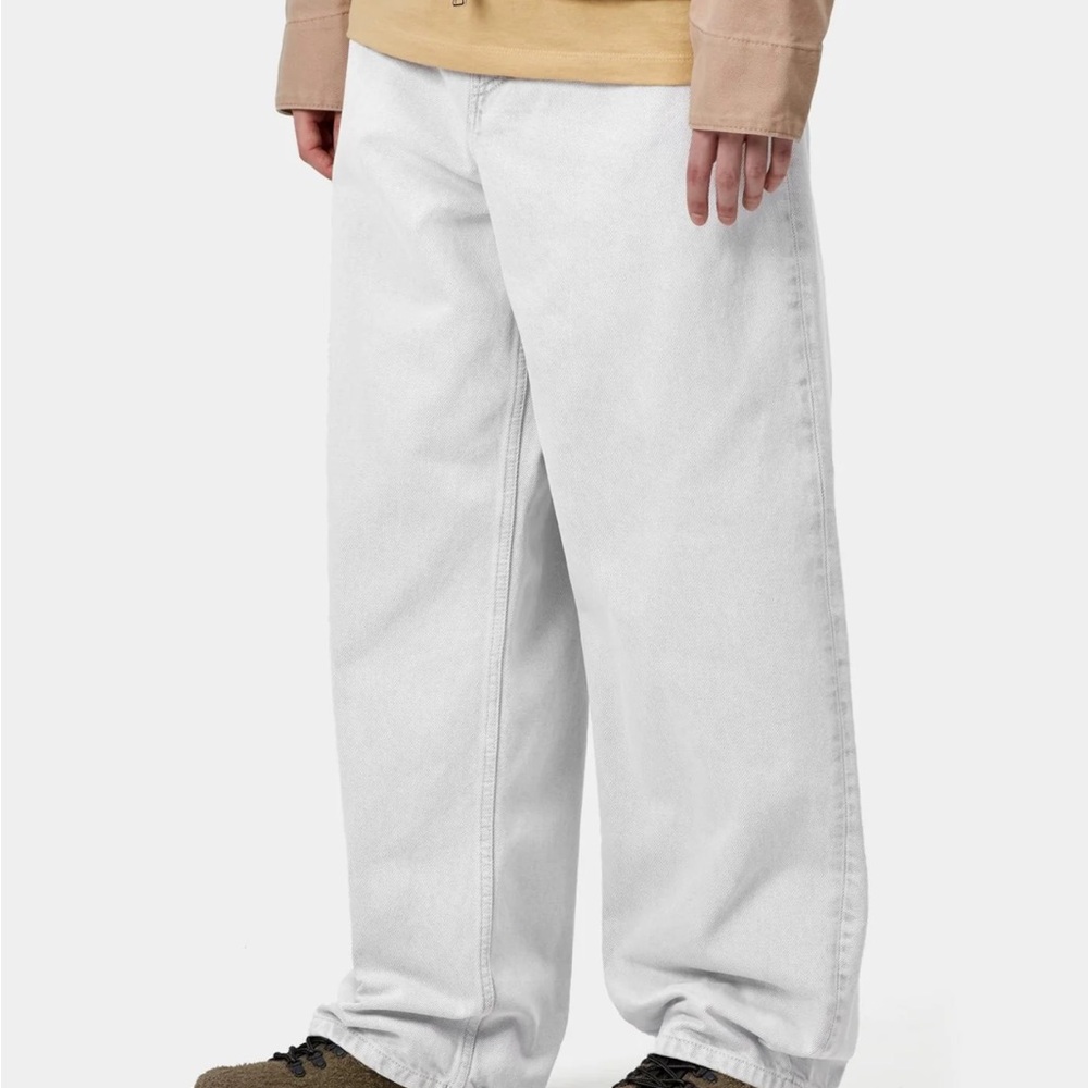 Carhartt WIP Brandon Pant in Chalk Wash